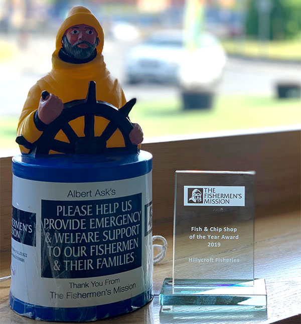 Fishermen's Mission Award for Hillycroft Fisheries